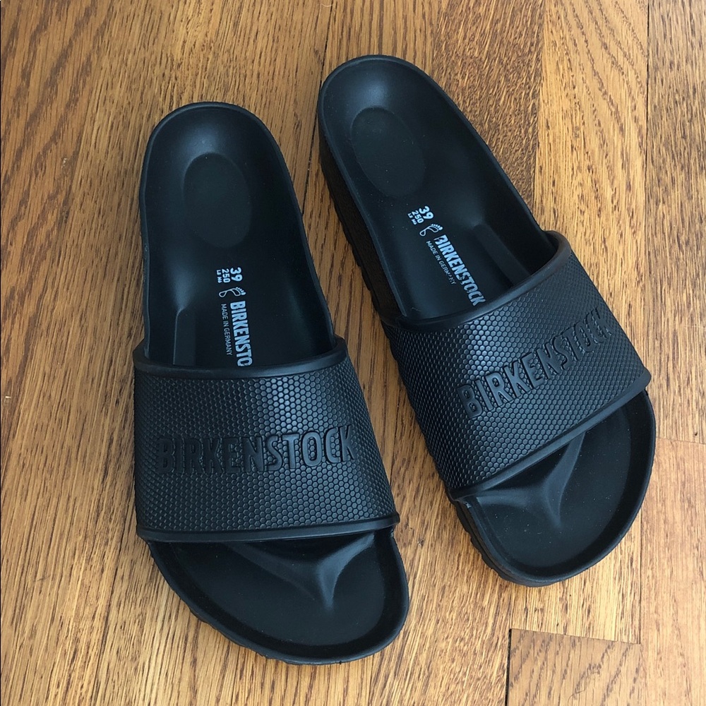Birkenstock Barbados EVA Black Slide Sandals Size 39 Ladies 8